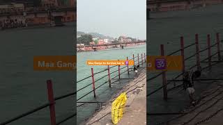 Maa Ganga December view haridwar 🕉️🫶ganga december [upl. by Evannia867]