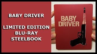 BABY DRIVER  LIMITED BLURAY STEELBOOK UNBOXING  SATURN EXCLUSIVE [upl. by Uba]