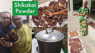 Seeyakai Powder Preparation in Tamil  Shikakai in Tamil  சீயக்காய் தூள் செய்வது எப்படி [upl. by Lareine]