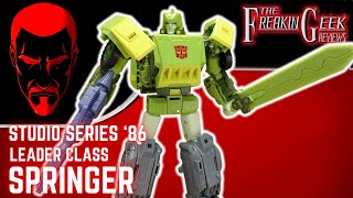 Studio Series 86 Leader SPRINGER EmGos Transformers Reviews N Stuff [upl. by Ashford]