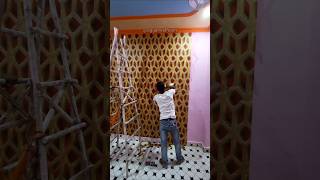 Best 3D WALLPAPER INSTALLATION ON 10x10 Wall  How to Install Wallpaper step by step 2025 Wallpaper [upl. by Selden]