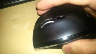 Logitech M705 quotMarathon Laser Mousequot Scroll Wheel Wobble 2013 [upl. by Nyleahcim]