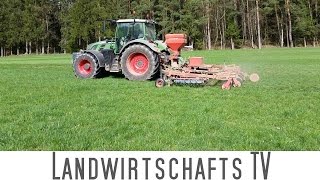 Grünland Nachsaat  Fendt 718  Hatzenbichler Sätechnik [upl. by Aicenad]