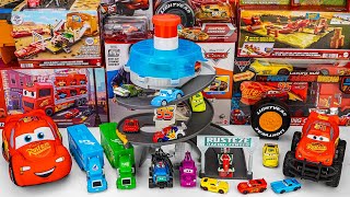 Disney Pixar Cars Unboxing Review  Lightning McQueen RC Car  Parking Garage PlaySet Monster Truck [upl. by Notgnillew]