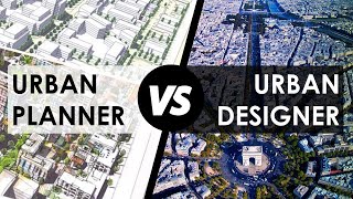 DIFFERENCE Between URBAN PLANNER and URBAN DESIGNER ROLE and RESPONSIBILITIES with PDF NOTES [upl. by Caldera]