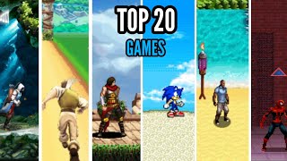 Top 20 Java Games For Android   Classic games  Best Java Games [upl. by Raamal]