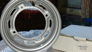 Unboxing of Honda Activa Rim [upl. by Onibla]