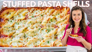 Extra Cheesy STUFFED SHELLS RECIPE [upl. by Hanus996]