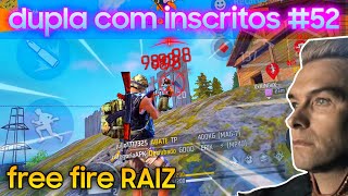 FREE FIRE MAX  dupla com inscritos 52 [upl. by Liuqnoj]