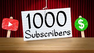 Small Channels Follow This And You WILL Get 1000 Subscribers [upl. by Nivram]