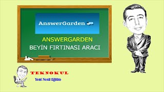 AnswerGarden Web2 Aracı Tanıtımı [upl. by Esilehs917]