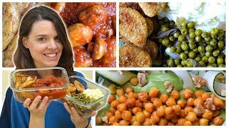 3 recetas VEGETARIANAS fáciles para llevar al TRABAJO ¿Qué llevo en mi TUPPER Las María Cocinillas [upl. by Otrebor]