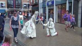 Living statues  Human statues in Assen [upl. by Petrine829]