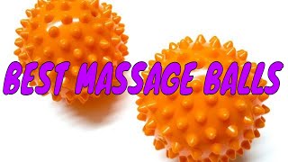 Spiky therapeutic massage ball instant stress relief trigger point [upl. by Elamrej]