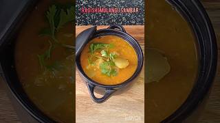 RADISH SAMBAR  MULANGI SAMBAR 😋 shorts [upl. by Nytsrik187]