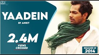 YAADEIN Feat Ankit  Namyoho Studios  Official Video [upl. by Dennis129]