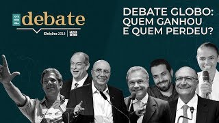 Debate Presidente TV Globo Quem Ganhou e Quem Perdeu [upl. by Sibilla]