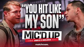 Micd Up Face Offs 🔊 What Canelo amp Edgar Berlanga Said At LA Presser [upl. by Ivo116]