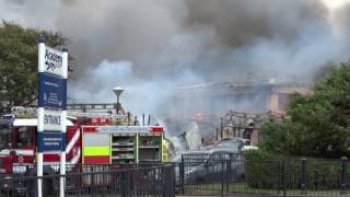 Selsey Academy fire 21st Aug 2016 By Max Gilligan [upl. by Dihaz]