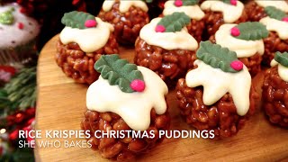 Rice Krispies Christmas Puddings [upl. by Bilak]