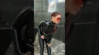 10 Shiny Leggings Fashion Hacks  How To Go Viral in Leather Leggings Outfits [upl. by Amora777]