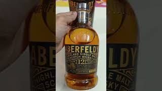 Aberfeldy 12 years aged  single malt scotch whisky🥃🥃barreltoffee [upl. by Maltzman]