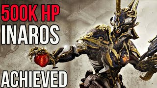 500K HEALTH INAROS ACHIEVED  Dante Unbound  Warframe 2024 [upl. by Retsbew]