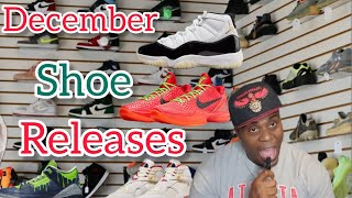 December Shoe Releases shoereviews jordanshoes nike [upl. by Ocirne]