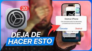 Usas MAL tu iPhone  20 FALLOS que debes CORREGIR AHORA [upl. by Grimonia]