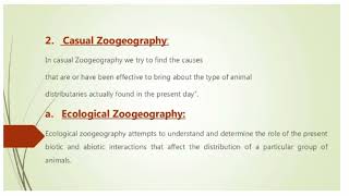 Introduction and branches of zoogeography [upl. by Akitnahs]