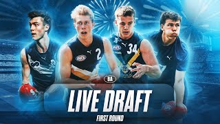 2024 AFL Draft  First Round LIVE [upl. by Kablesh]