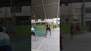 Badminton drill for power and agility [upl. by Ahsilac445]