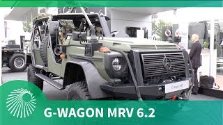 MercedesBenz unveils GWagon MRV 62 multirole vehicle [upl. by Lienhard]