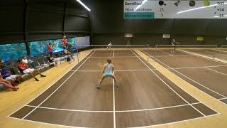 2021 Racketlon World Championship  Stine Jacobsen v Myriam Enmer  SemiFinal  Full Match [upl. by Goodspeed]