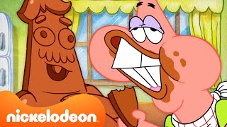 Patrick DEVOURING Food For 40 Minutes Straight 😋🍽️👅  Patrick Star Show  SpongeBob [upl. by Nellahs592]