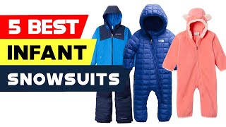 Top 5 Best Infant Snowsuits Reviews of 2024 [upl. by Desimone]