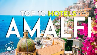 The Top 10 BEST Hotels in Amalfi Italy 2024 [upl. by Acinat]