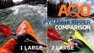 Pyranha Ripper Comparison  1 Large vs 2 Large [upl. by Fancy]