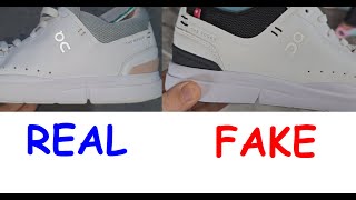 Real vs fake On sneakers Roger Federer How to spot fake On the Roger trainers [upl. by Theodore]