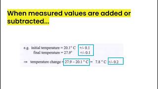 Uncertainties and Errors  IB Chemistry [upl. by Reahard]