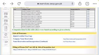 How to file form 21 in secp eservices  Address change [upl. by Akirderf520]