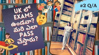 Exam pattern in the UK universities  England  Telugu vlog  Itlu sravani [upl. by Savil]