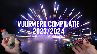 VUURWERK COMPILATIE 20232024  OUDJAARSDAG [upl. by Naivat]