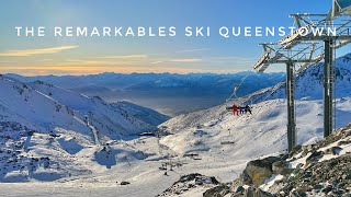 The Remarkables Ski Area Queenstown July 2023 4K  Queenstown Ski Resorts  New Zealand Walking Tour [upl. by Frissell]