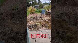 New compost bin area allotment gardening Compost [upl. by Gnus]