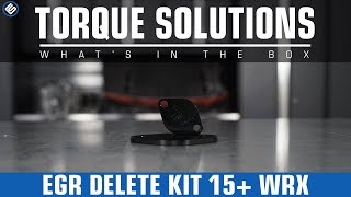 Torque Solutions EGR Delete Kit  Subaru WRX 2015 [upl. by Annatnom]