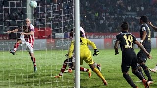 Iain Hume lastgasp goal helps Atletico de Kolkata draw vs NorthEast United FC [upl. by Ralat]