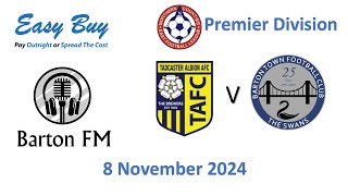 Tadcaster Albion v Barton Town NCEL 8 November 2024 [upl. by Atnom]