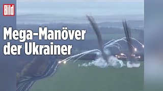 Ukrainische KampfHelikopter ÜberraschungsAngriff schockt Russen [upl. by Dnomzed]