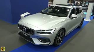 2022 Volvo V60 Recharge T6 Geartronic 8 Inscription Luxe  Exterior  Int  Salon Automobile Lyon [upl. by Enel]